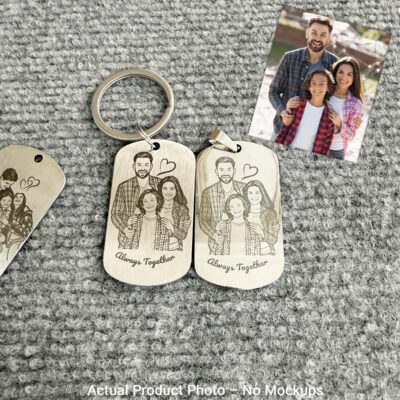 Family keychains & name tags