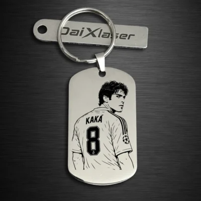 Kaká Soccer Player Keychain mirror silver – A Tribute to a Football Icon